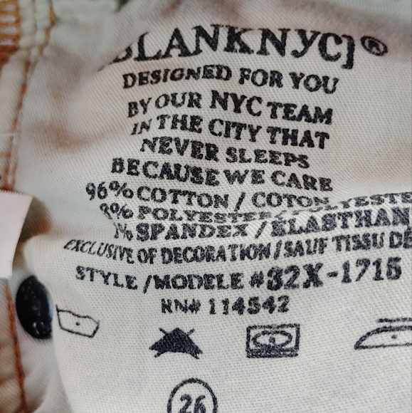 Blank NYC embroidered Jeans sx.26 - Picture 8 of 8